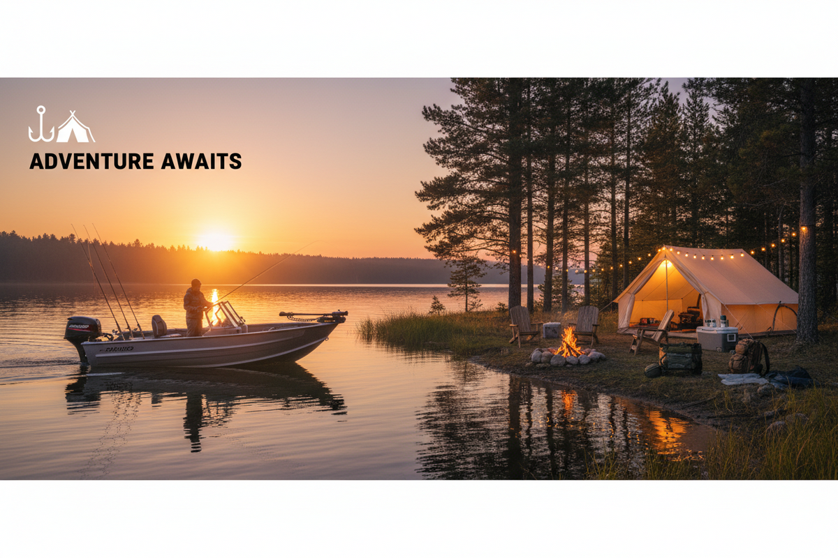 The Complete Outdoor Starter Guide: Fishing, Camping & Boating for Beginners